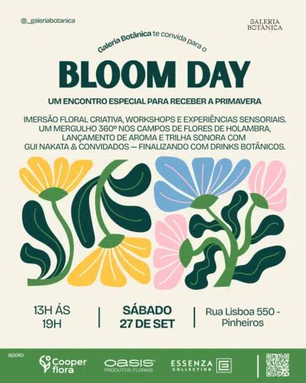 EXPERIÊNCIA BLOOM DAY GALERIA BOTÂNICA